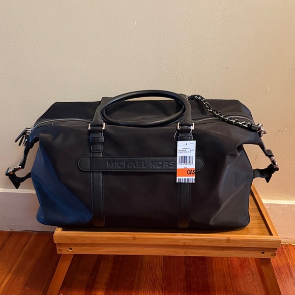Michael Kors Black Commuter Duffle Bag - Picture 1 of 14